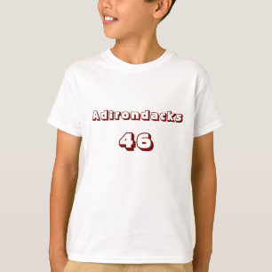 Camiseta T-shirt da campainha do miúdo do Adirondacks 46