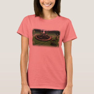 Camiseta T-shirt da campainha dos círculos da máquina do
