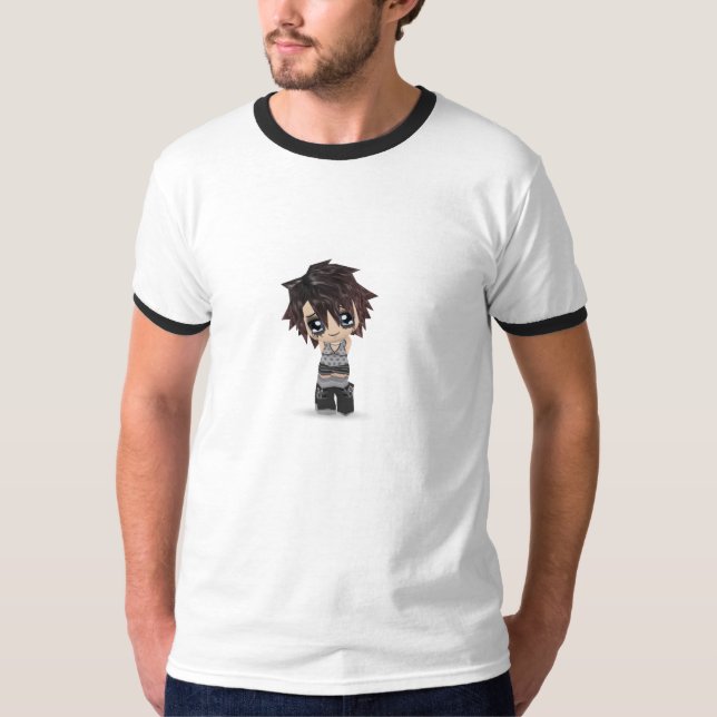 Camiseta T-shirt da campainha dos homens (Frente)