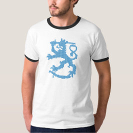 Camiseta T-shirt da campainha dos homens do leão de Sisu
