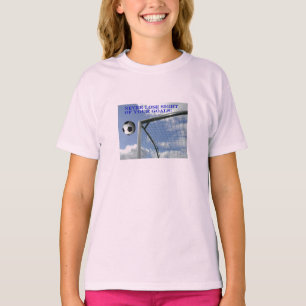 CAMISETA T-SHIRT DA CAMPAINHA DOS OBJETIVOS DO FUTEBOL DAS