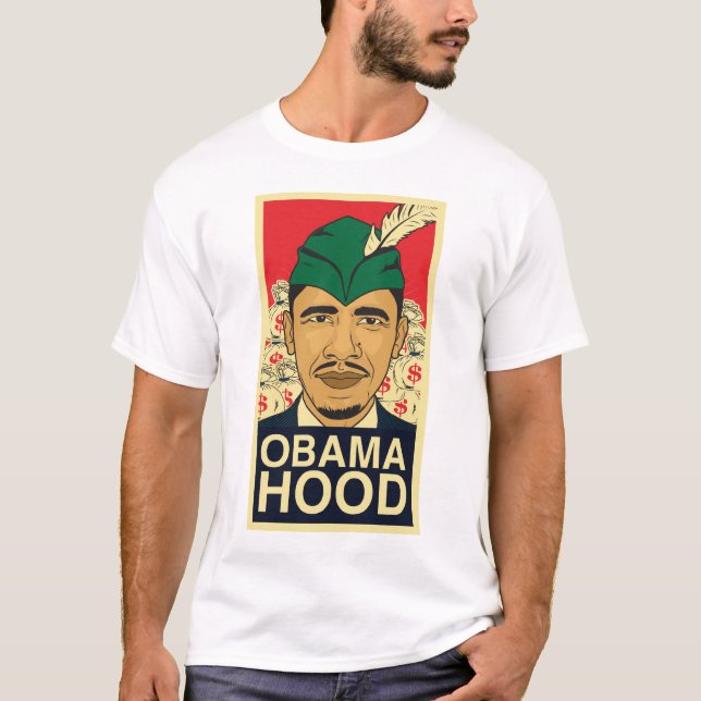 Camiseta T-shirt da capa de Obama (Frente)