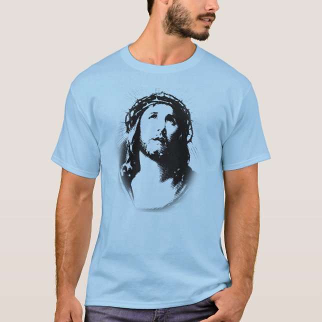 Camiseta T-shirt da cara do Jesus Cristo (Frente)