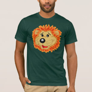 Camiseta T-shirt da cara do leão