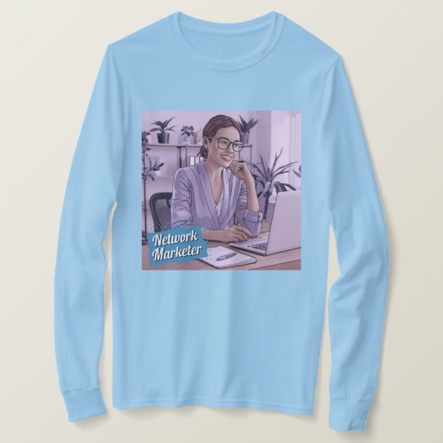 Camiseta T-Shirt da Carreira do Comercializador de Rede (Frente do Design)