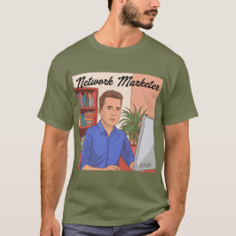 Camiseta T-Shirt da Carreira do Comercializador de Rede