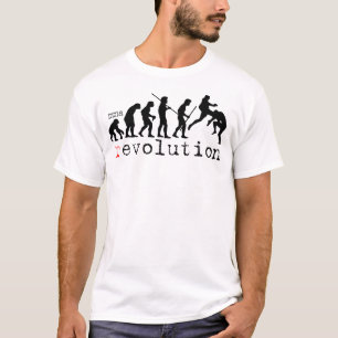 Camiseta T-shirt da carta da evolução da revolução do