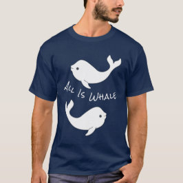 Camiseta T-shirt da chalaça da baleia da beluga