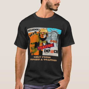 Camiseta T-shirt da colagem da traição de Putin Helsínqu