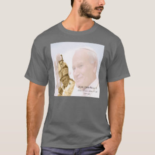 Camiseta T-shirt da colagem de Papa João Paulo II - homens