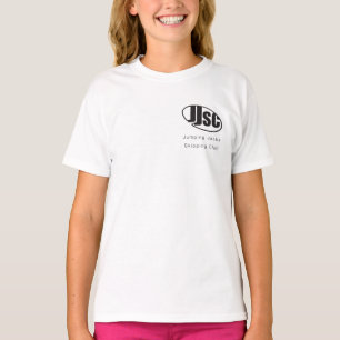 Camiseta T-shirt da competição das meninas de JJSC