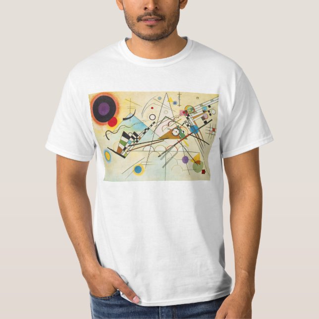 Camiseta T-shirt da composição VIII de Kandinsky (Frente)