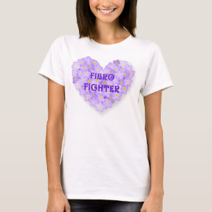 Camiseta T-shirt da consciência da fibromialgia