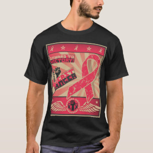 Camiseta T-shirt da consciência do cancro da mama - HOMENS