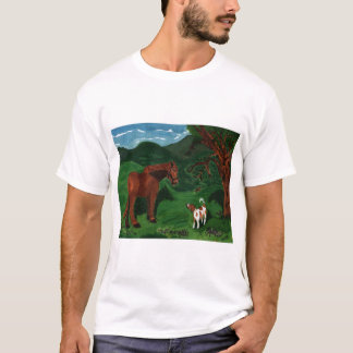 Camiseta T-shirt da consulta dos homens