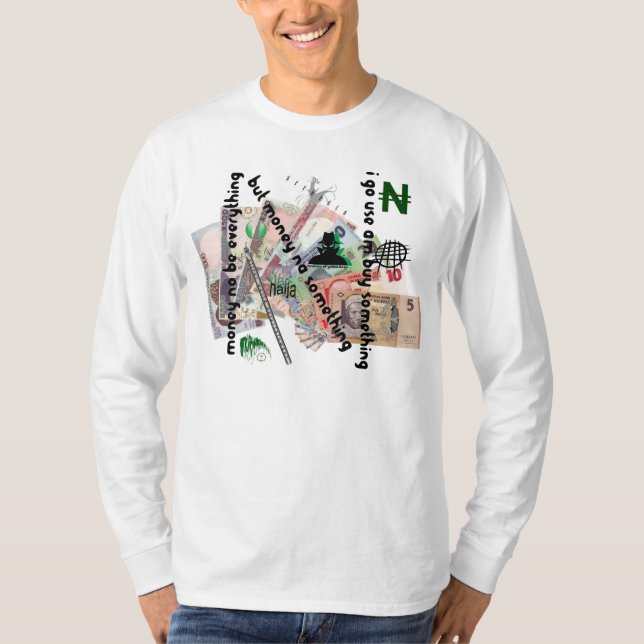 Camiseta t-shirt da conversa do dinheiro (Frente)