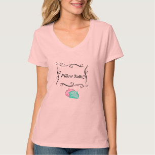 Camiseta T-shirt da conversa do travesseiro