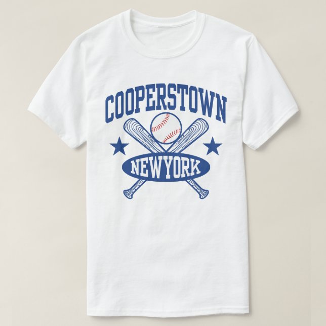 Camiseta t-shirt da Cooperstown New York (Frente do Design)