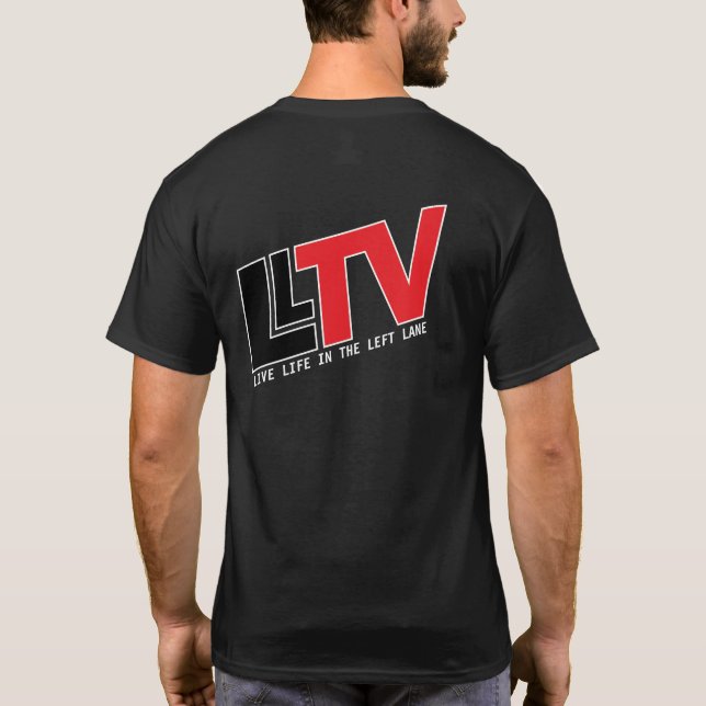 Camiseta T-shirt da cor de LLTV (Verso)