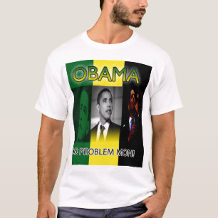 Camiseta T-shirt da cor de Obama Jamaica - personalizado