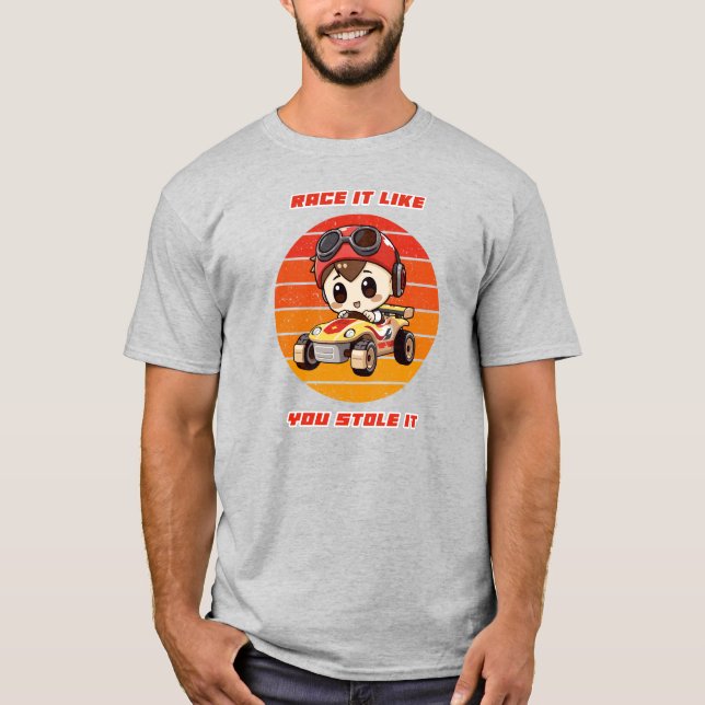 Camiseta T-Shirt da Corrida de Carro RC (Frente)
