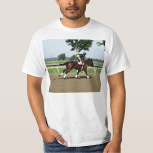 Camiseta T-shirt da corrida de cavalos