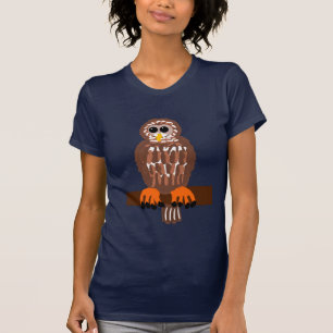 Camiseta T-shirt da coruja barrada