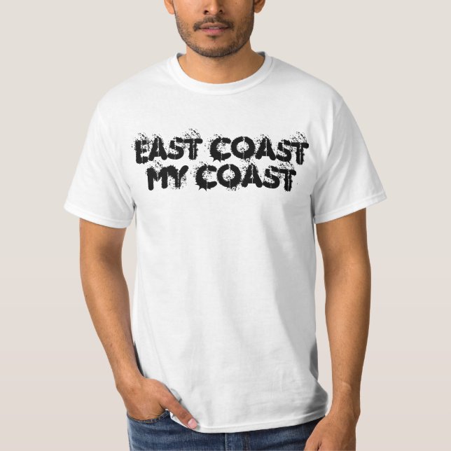 Camiseta T-shirt da costa leste (Frente)