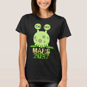 Camiseta T-Shirt da Criatura da Alienígena Verde