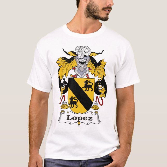 Camiseta T-shirt da crista de López (Frente)