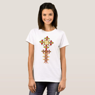 Camiseta T-Shirt da Cruz da Etiópia