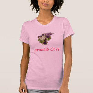 Camiseta T-shirt da cruz do 29:11 de Jeremiah