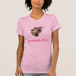 Camiseta T-shirt da cruz do 29:11 de Jeremiah