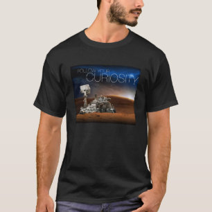 Camiseta T-shirt da curiosidade de Marte