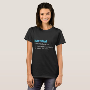 Camiseta T-shirt da definição de Narwhal