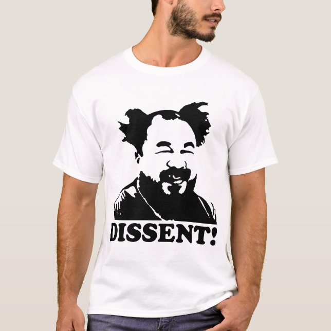 Camiseta T-shirt da dissidência do Ai Weiwei (Frente)