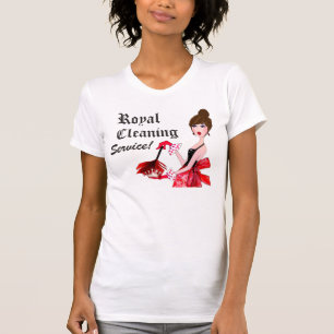Camiseta T-shirt da DIVA da limpeza da casa