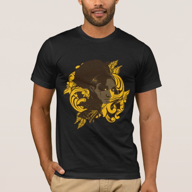 Camiseta T-shirt da diva do Afro (Frente)