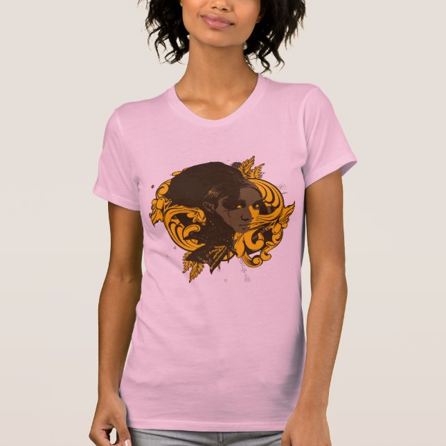 Camiseta T-shirt da diva do Afro (Frente)