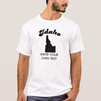 CAMISETA T-SHIRT DA DIVISA DO ESTADO DE IDAHO