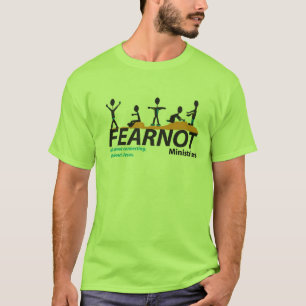 Camiseta T-shirt da divisa do roupa de FearNot