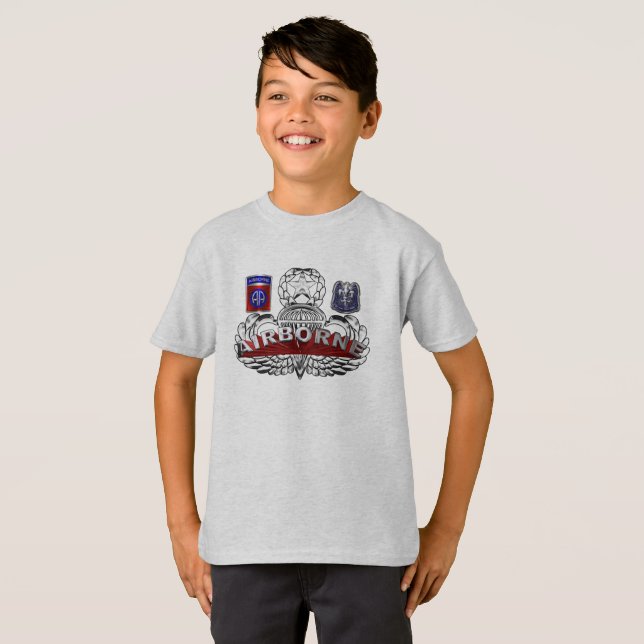 Camiseta T-Shirt da Divisão de Transporte Aéreo (Frente Completa)