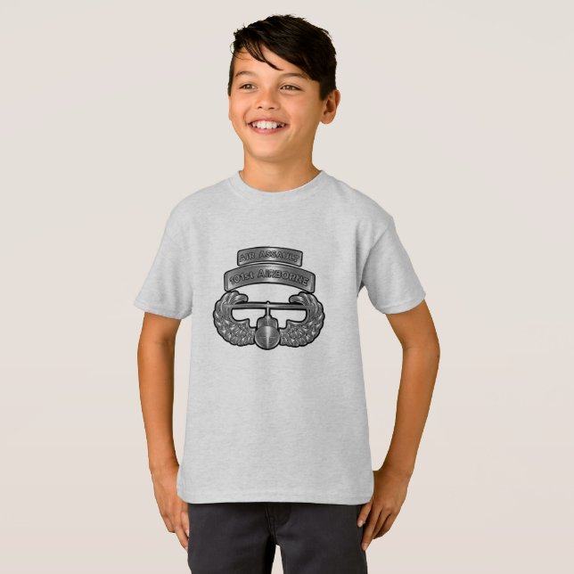 Camiseta T-Shirt da Divisão de Transporte Aéreo de ruas (Frente Completa)
