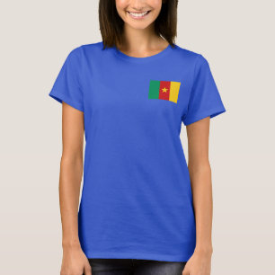 Camiseta T-shirt da DK da bandeira e do mapa de República