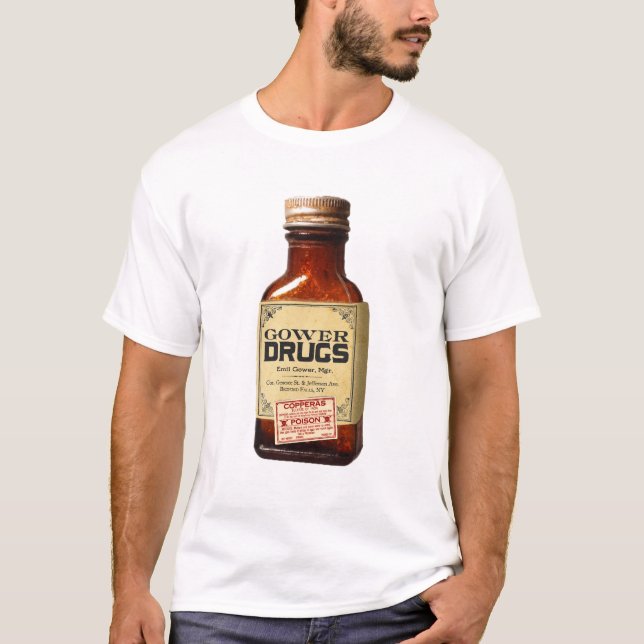 Camiseta T-shirt da droga de Gower (Frente)