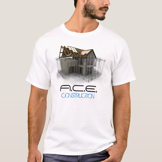 Camiseta T-shirt da empresa de construção civil (Frente)