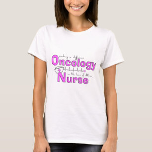 Camiseta T-shirt da enfermeira da oncologia
