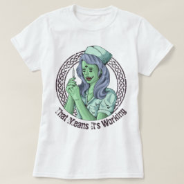 Camiseta T-Shirt da enfermeira Zombie