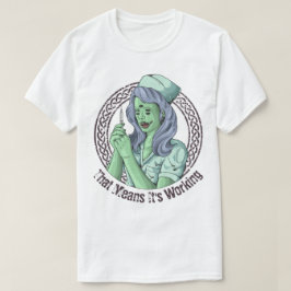 Camiseta T-Shirt da enfermeira Zombie