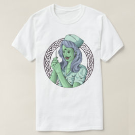Camiseta T-Shirt da enfermeira Zombie